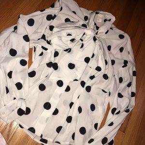 Polka dot blouse